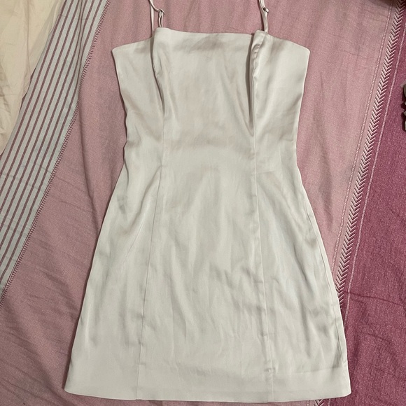 Sunday Best Shimmer Satin Dress - Picture 3 of 3